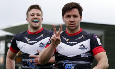 William Barthau playing for the London Broncos.