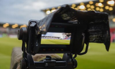 A through the camera perspective of the AJ Bell Stadium