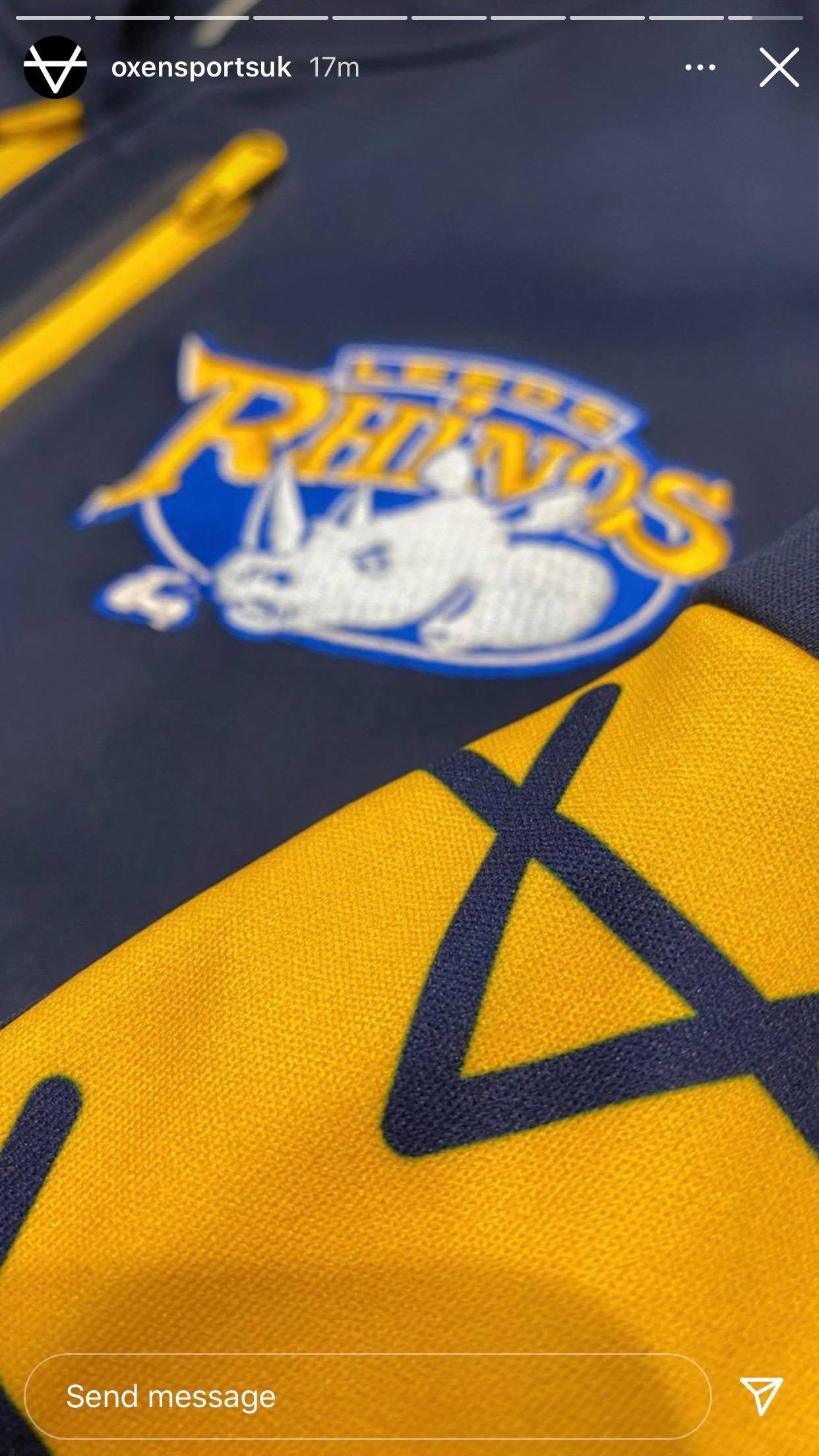 Oxen reveal sneak peak at new Rhinos kit - Serious About Rugby League