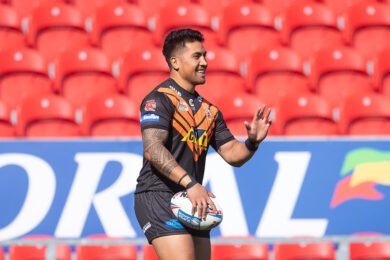 The unusual reason why Sosaia Feki might not play for Castleford Tigers tonight in Super League clash against Catalans Dragons