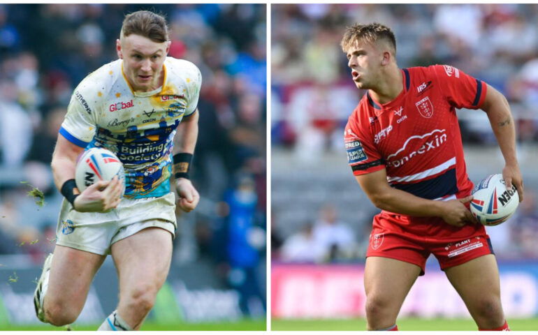 Leeds Rhinos' Harry Newman And Hull Kr's Mikey Lewis Make Interesting 