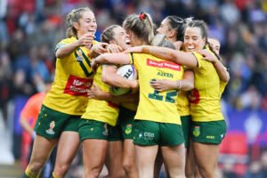 Dominant Australia defeat the Ferns to claim third consecutive World Cup
