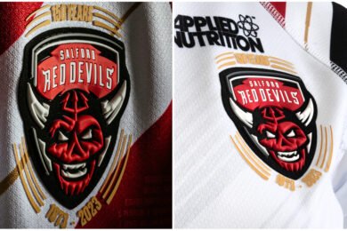 Salford Red Devils reveal their 2023 home and away shirts