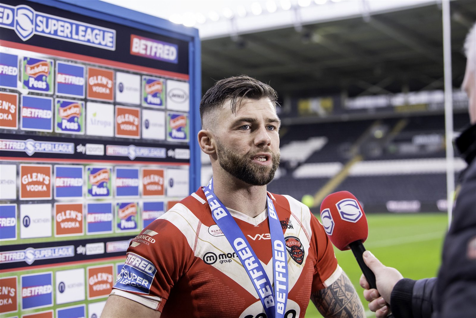 Losing talisman Andy Ackers as well as ex-Man of Steel Brodie Croft and their two starting wingers means Salford Red Devils will have to "reinvent themselves" according to Sam Tomkins.