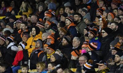 Castleford Tigers fans at Wheldon Road