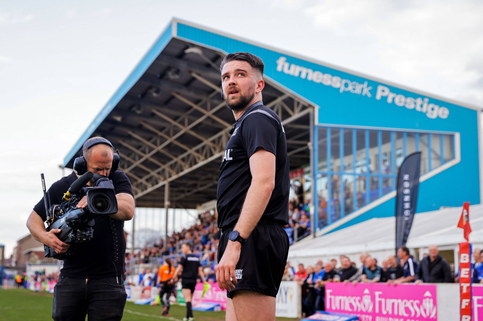 Super League referee Marcus Griffiths