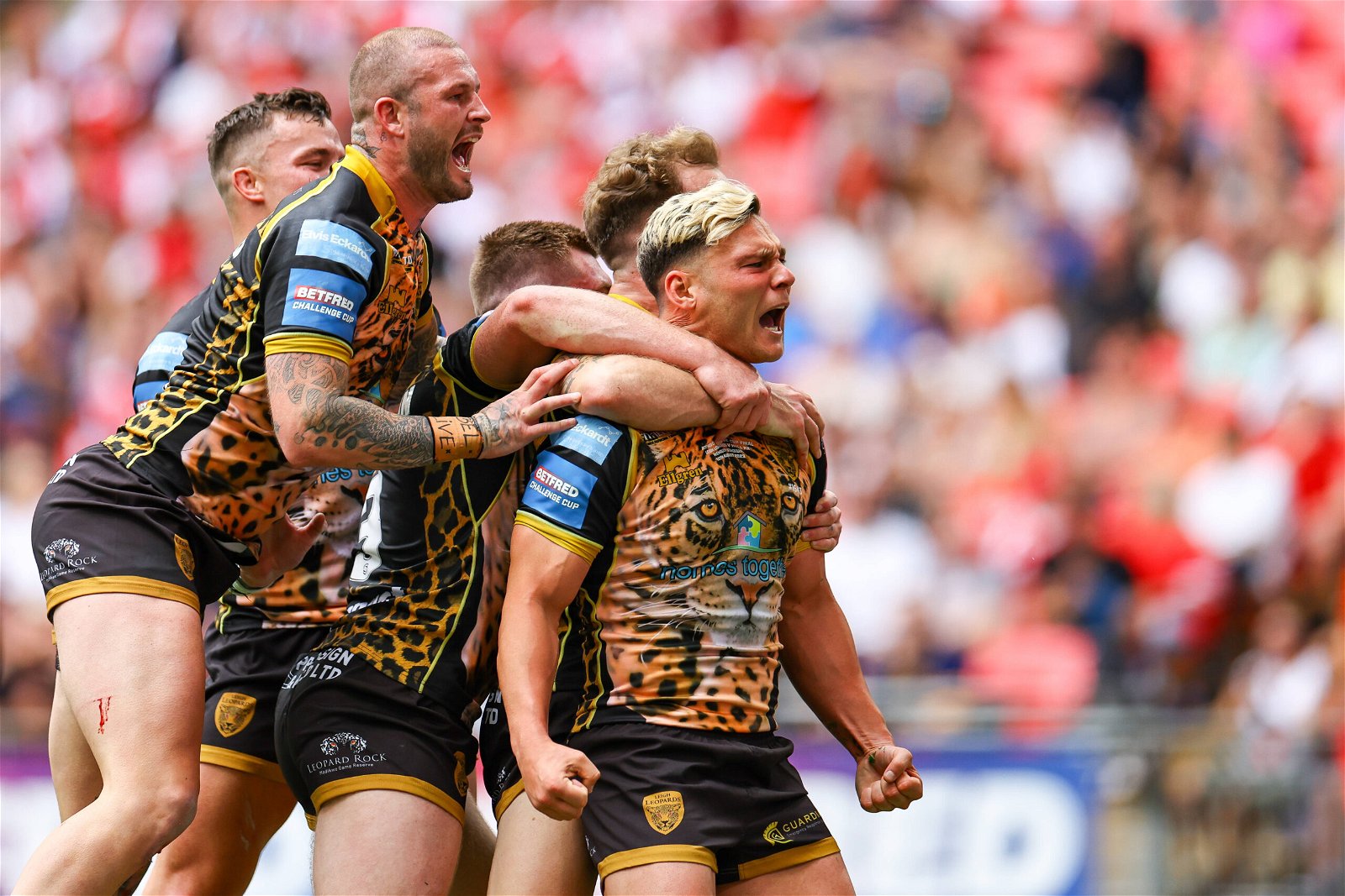Leigh Leopards Lachlan Lam and Zak Hardaker Challenge Cup Final