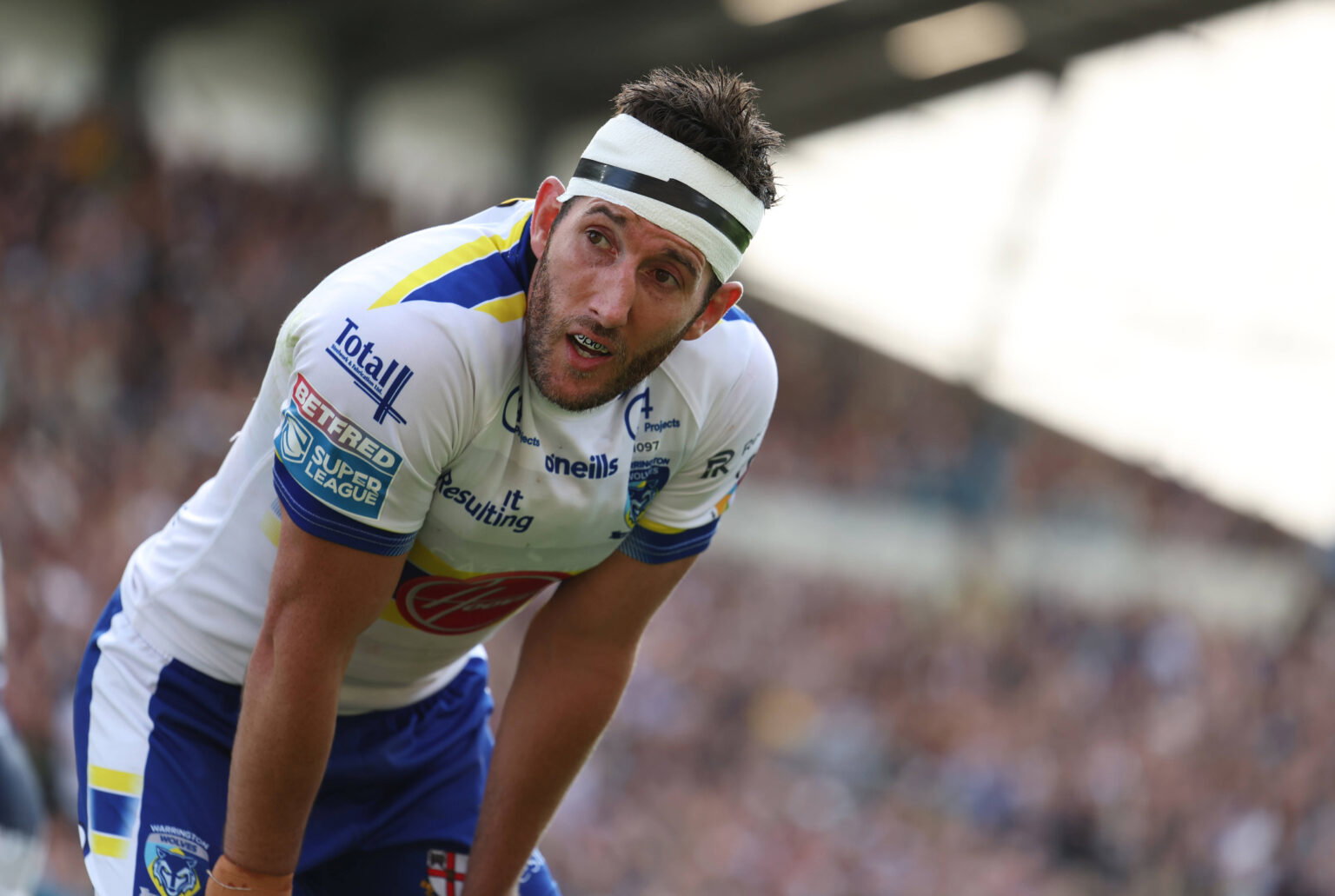 Warrington Wolves' Stefan Ratchford shows off brutal injury sustained ...