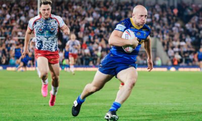 Lee Kershaw playing for Wakefield Trinity in Super League
