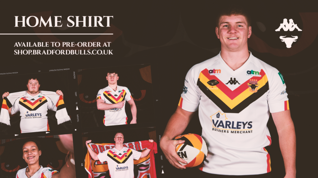 Bradford Bulls Launch Outstanding New Shirt For 2024 Season Serious   Bradford Kit 1024x575 