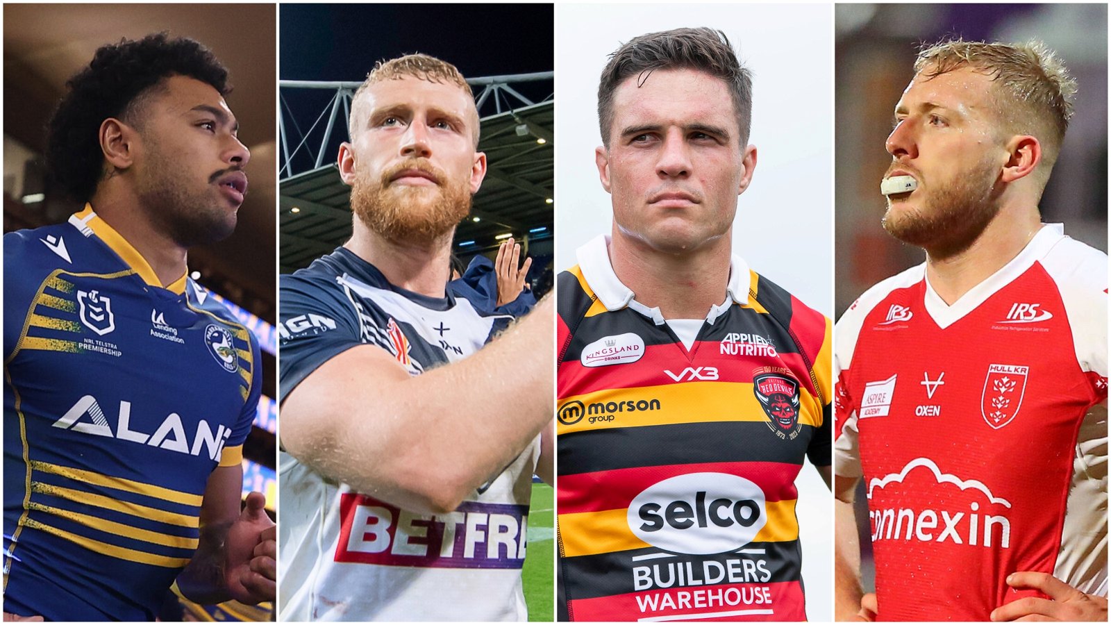 Waqa Blake, Luke Thompson, Brodie Croft and Jordan Abull who have all been subject to a Super League transfer move