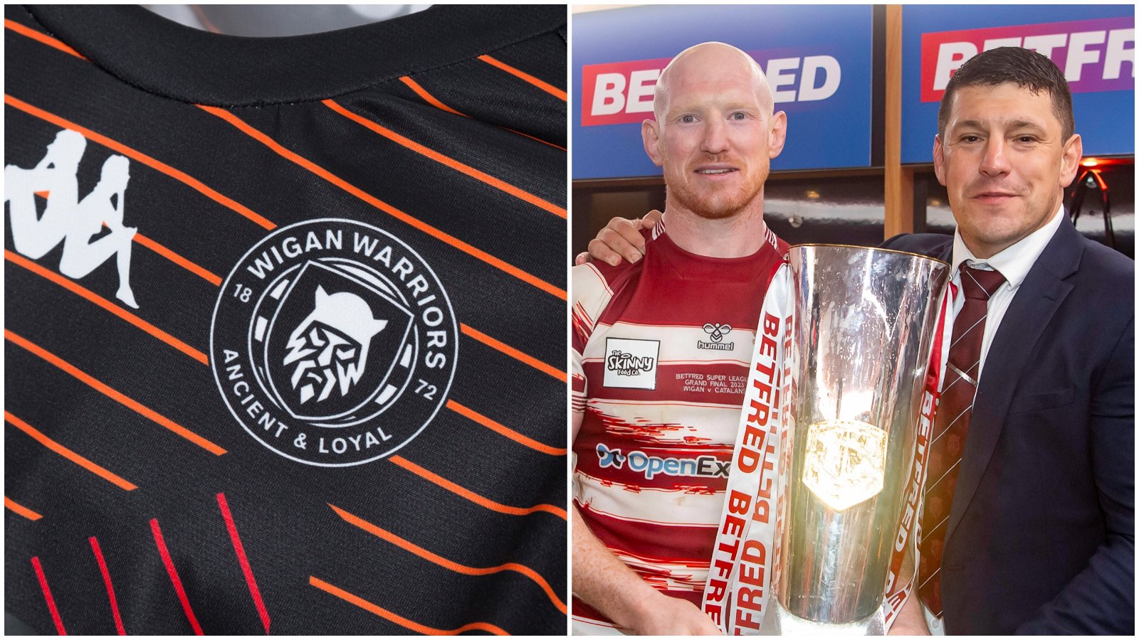Wigan Warriors kit, captain and head coach