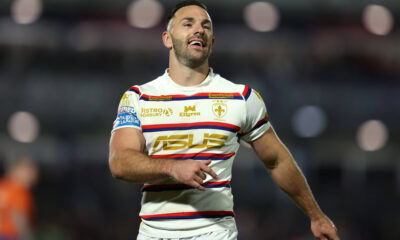 Wakefield Trinity star Luke Gale - 22/09/2023 - Rugby League - Betfred Super League Round 27 - Wakefield Trinity v Hull KR - Be Well Support Stadium, Wakefield, England - Wakefield Trinity s Luke Gale Wakefield England Copyright: x xSWpix.comxt/axPhotographyxHubxLtdxJohnxClifton/SWpix.comx SWP-2308-0013