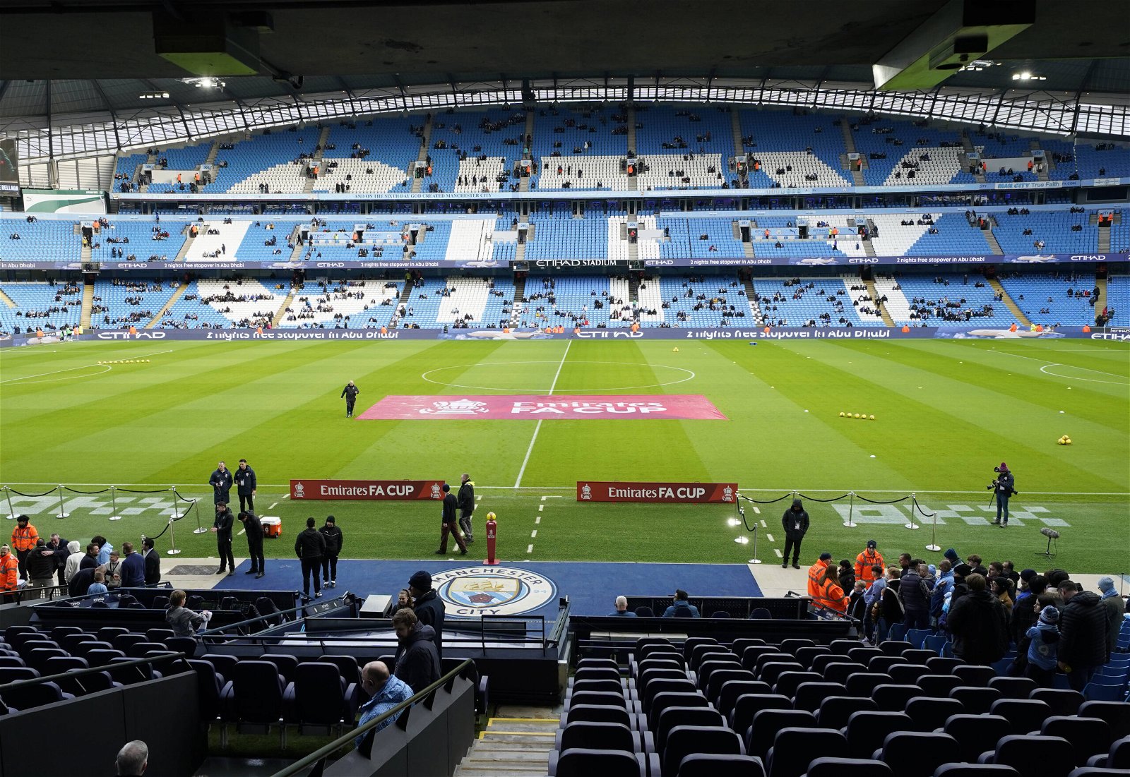 Manchester City's Ethiad Stadium could be an option to host the Grand Final