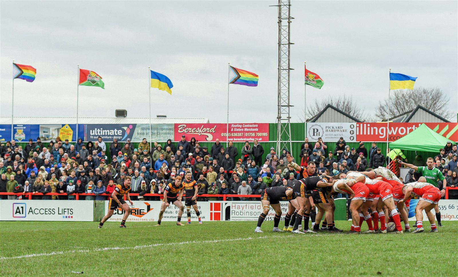 Keighley Cougars play home matches at Cougar Park.