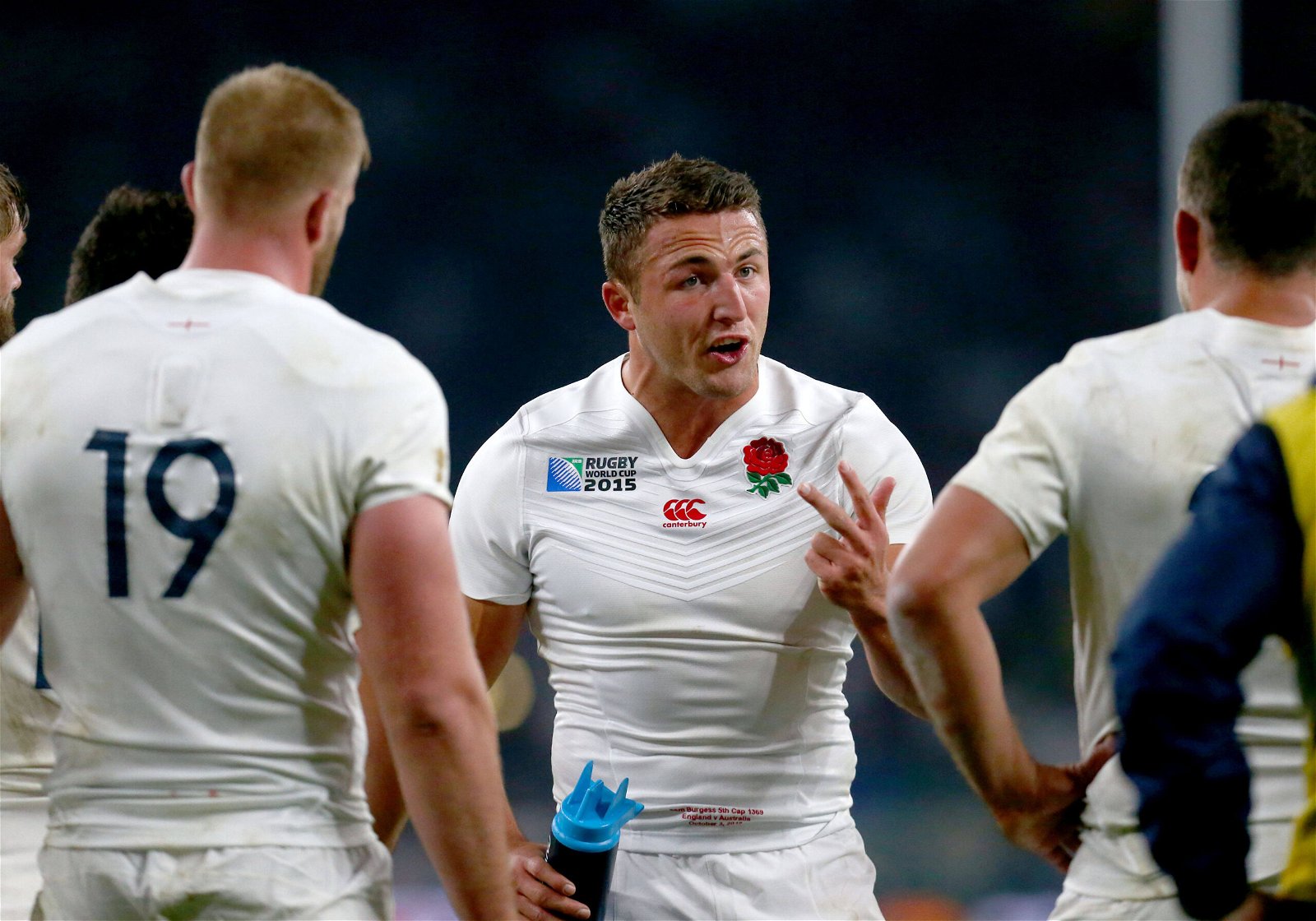 Sam Burgess was used as a scapegoat after England's group stage exit in the 2015 Rugby Union World Cup.