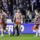 Wigan's Jake Wardle after his try against Penrith