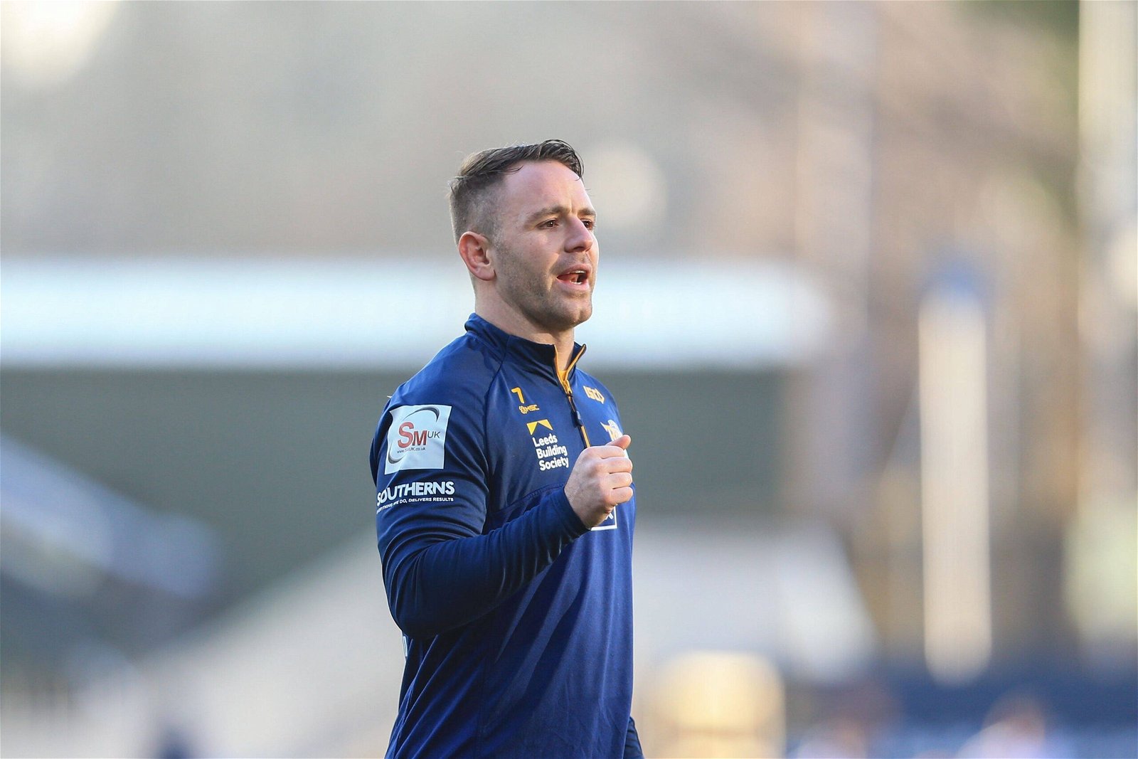 New Hull FC Director of Rugby, Richie Myler, while at Leeds Rhinos. He is in training gear.