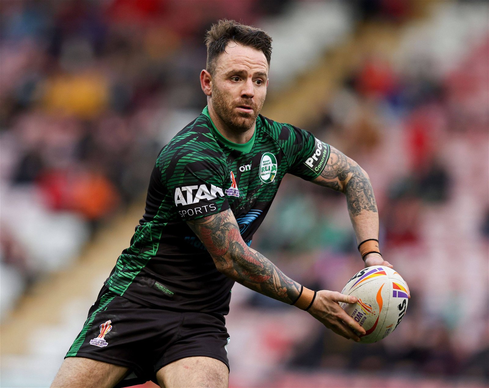 Hull FC director Richie Myler while playing for Ireland
