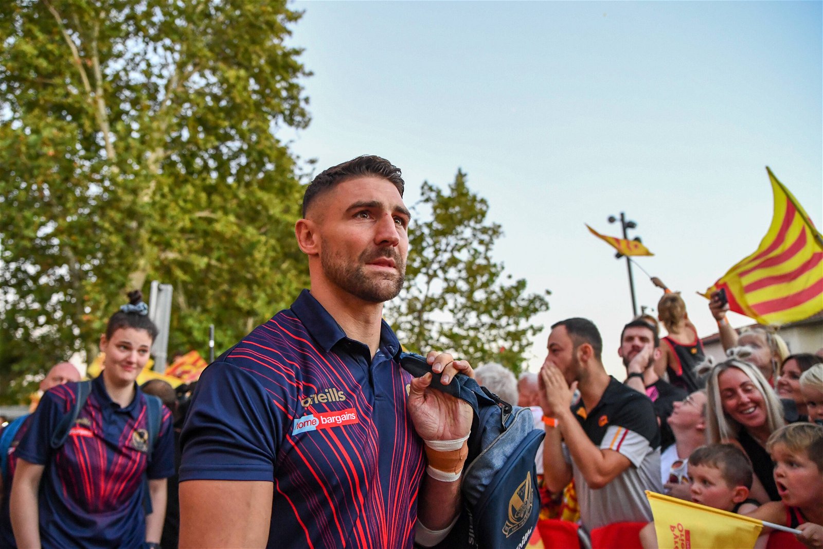 Tommy Makinson ahead of the Super League semi-final between Catalans Dragons and St Helens.