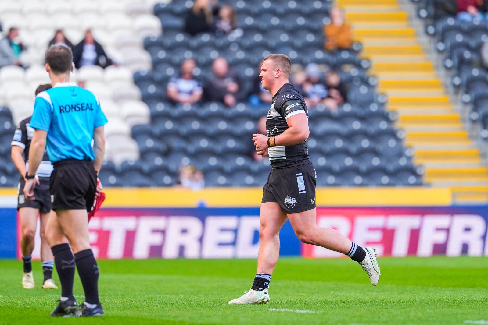 Super League Disciplinary: Hull FC's Jack Brown leaves the field after being yellow carded
