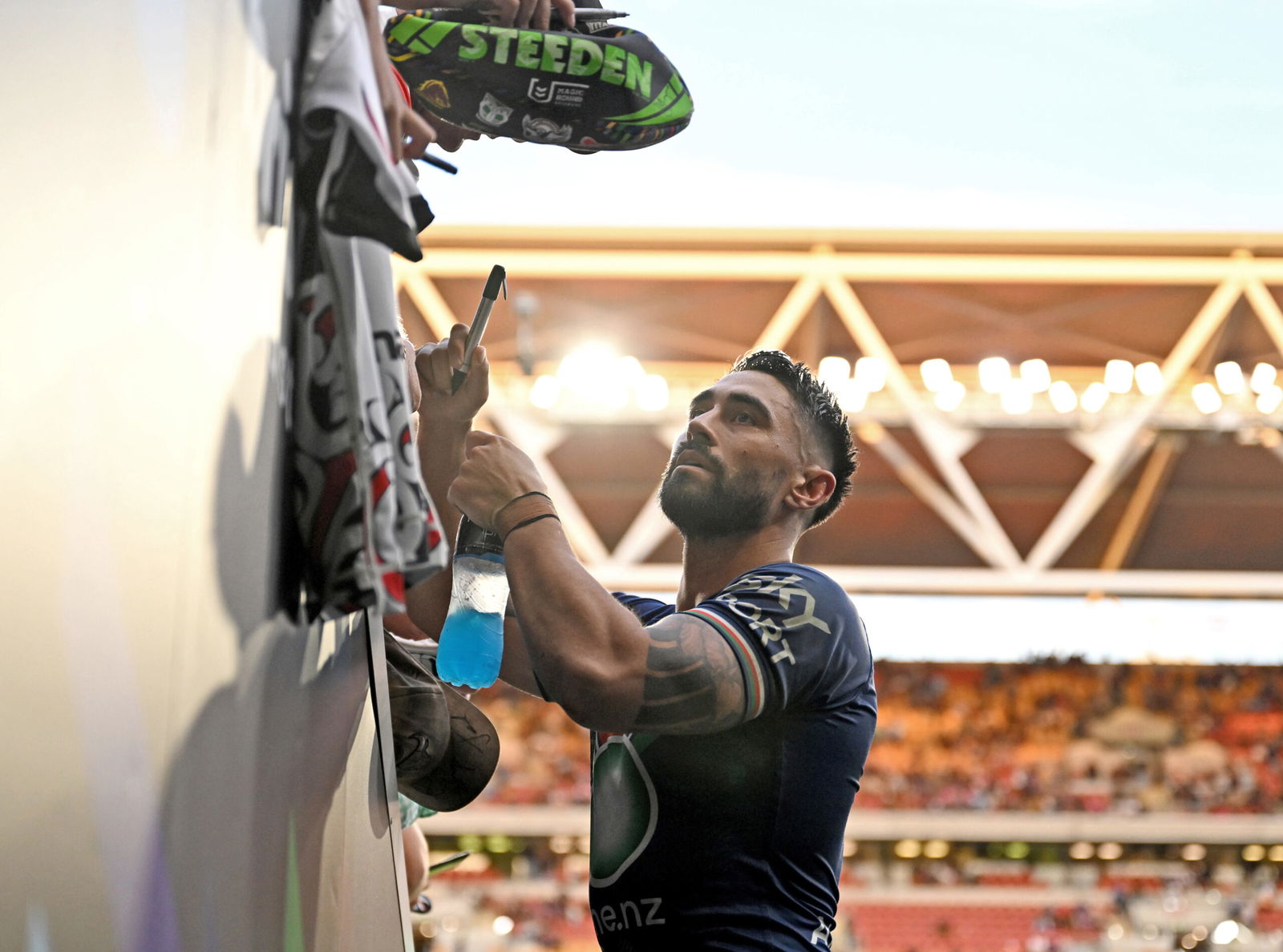 Shaun Johnson of the Warriors.