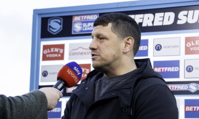 Wigan Warriors head coach Matt Peet speaks to the media.