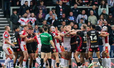 St Helens and Catalans scrap