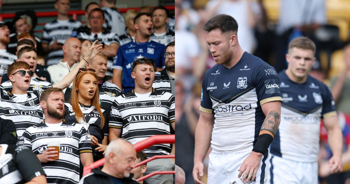 Hull FC players dejected