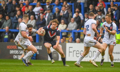 Matthieu Laguerre in action for France against England. Super League