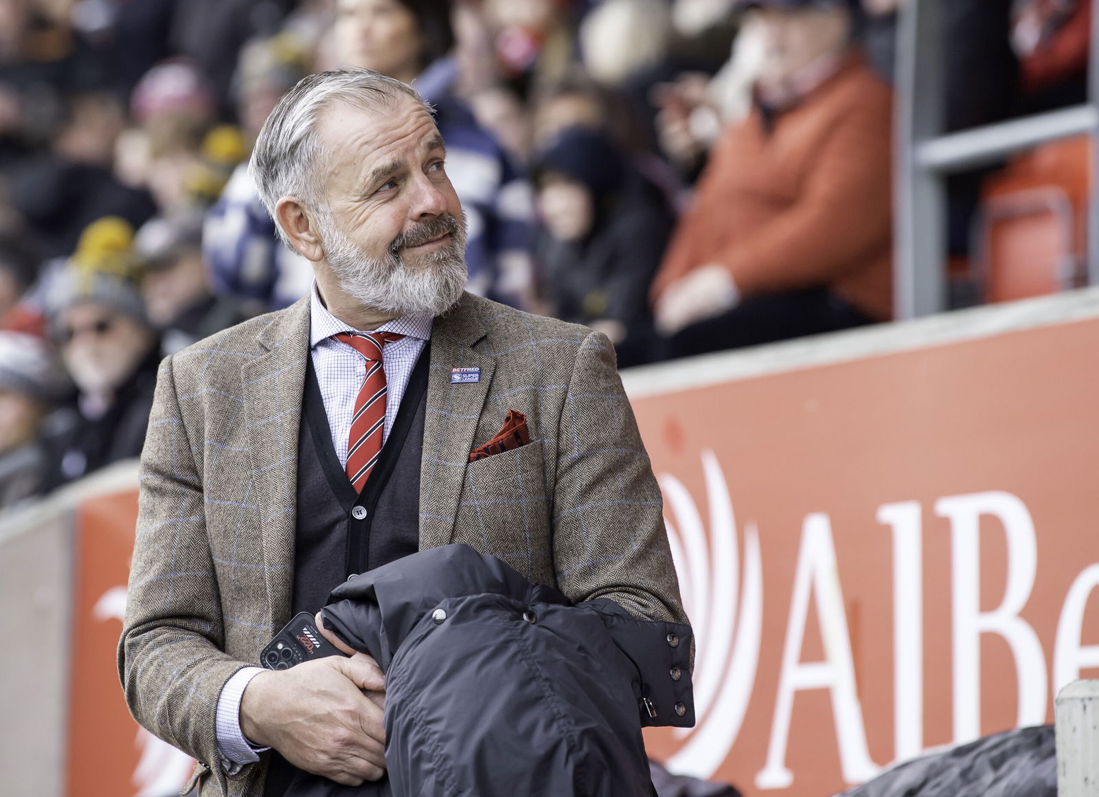 Ian Blease, the new sporting director of Leeds Rhinos, at Salford Red Devils Stadium