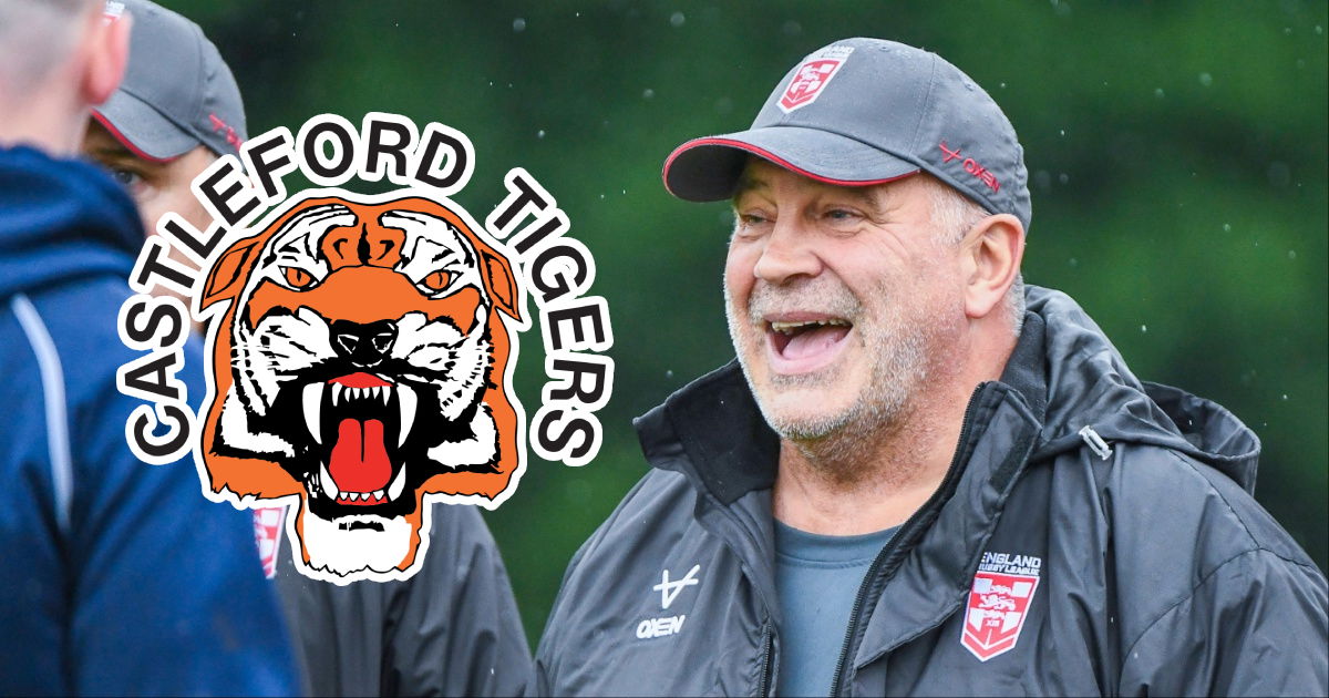 Castleford Tigers badge Shaun Wane