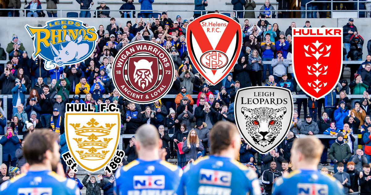 Super League average attendance table 2024