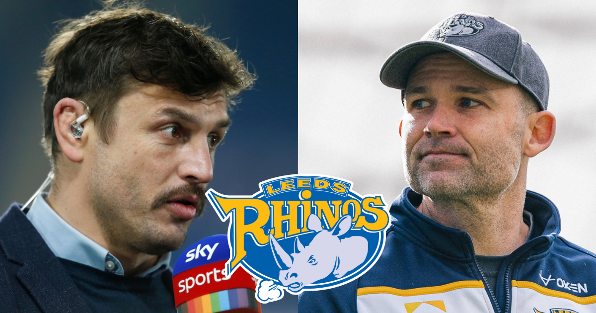 Jon Wilkin, Rohan Smith and the Leeds Rhinos badge