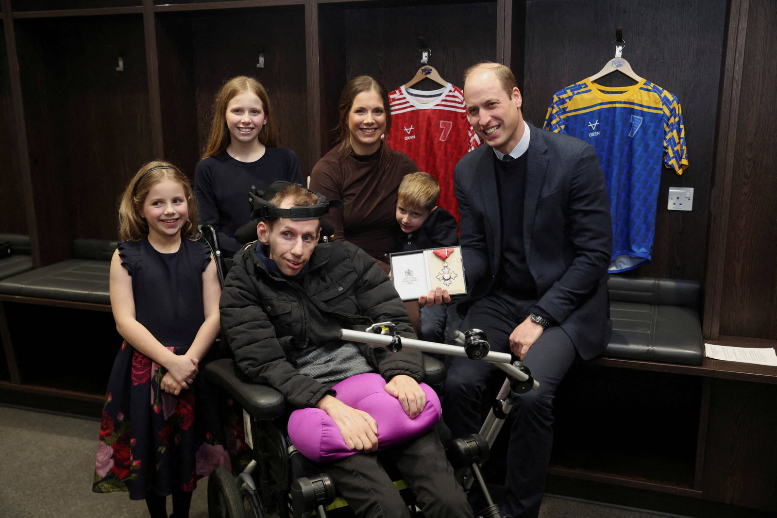 Rob Burrow Prince William