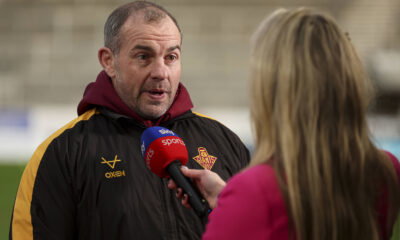 Huddersfield Giants head coach Ian Watson in a Super League interview