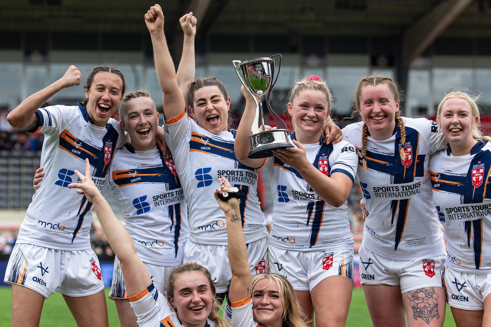 England Women after beating France