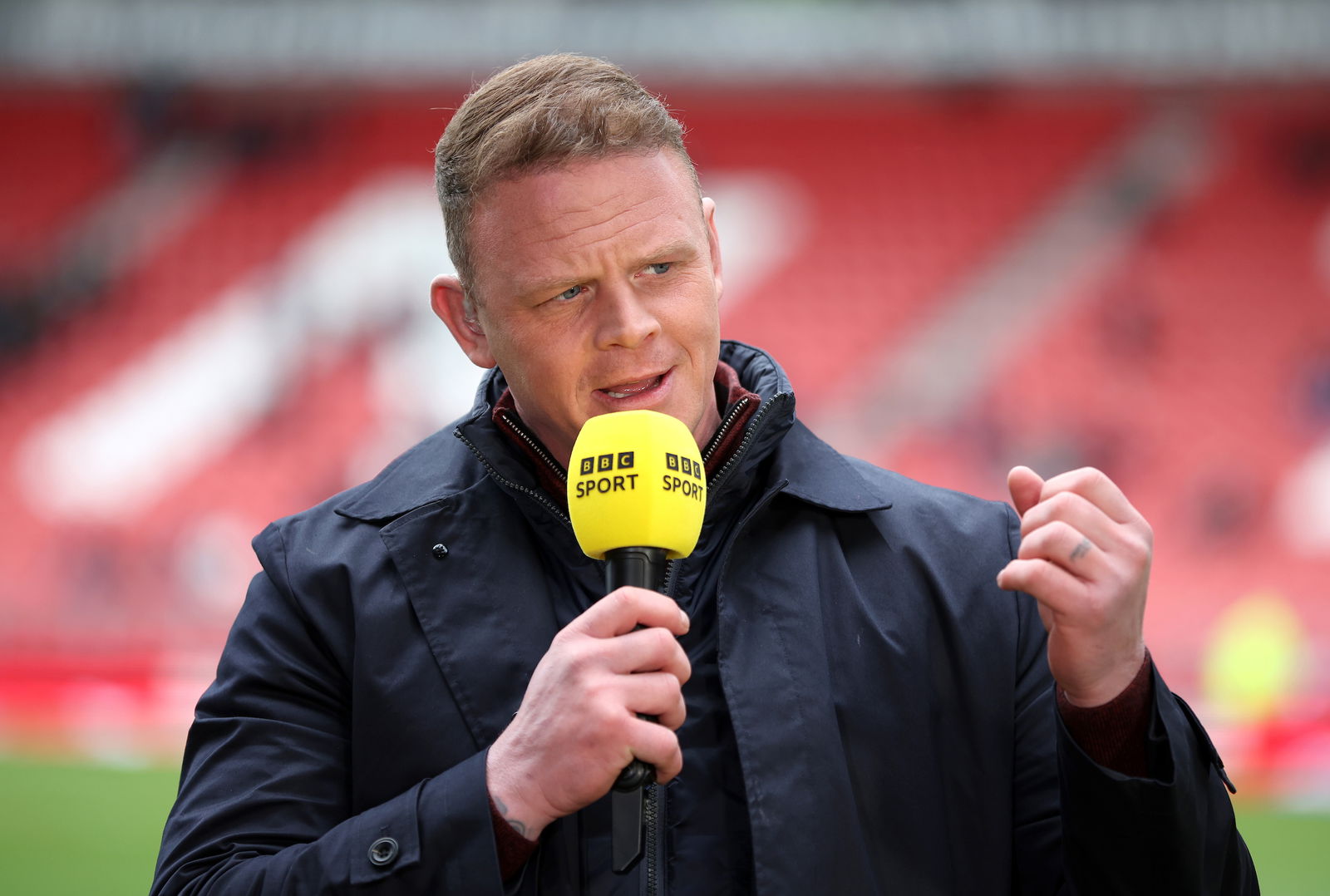 - 14/04/2024 - Rugby League - Betfred Challenge Cup Quarter Final - St Helens v Warrington Wolves - The Totally Wicked Stadium, St Helens, England - BBC tv pundit and former player Kevin Brown