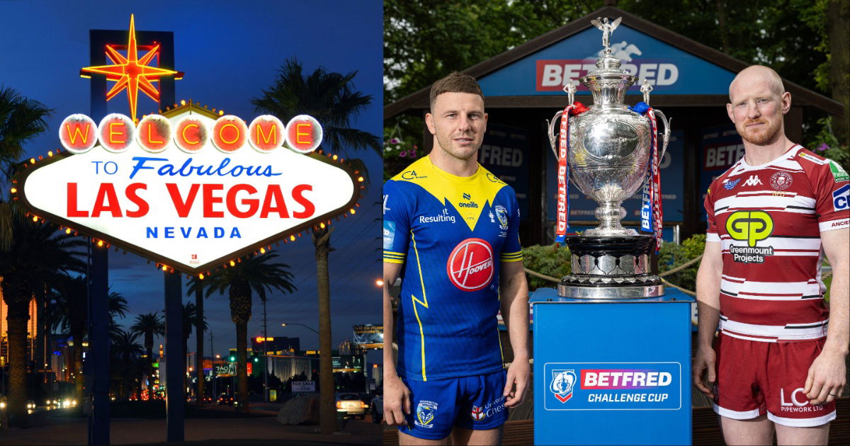 Wigan Warriors Super League Warrington Wolves Las Vegas