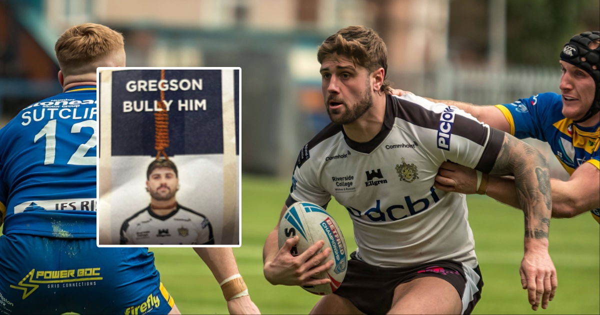 Widnes Vikings Nick Gregson noose
