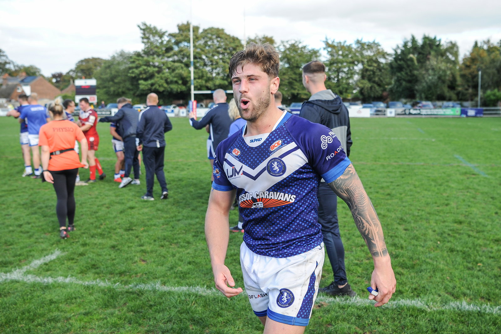 Nick Gregson of Widnes Vikings whilst playing for Swinton Lions