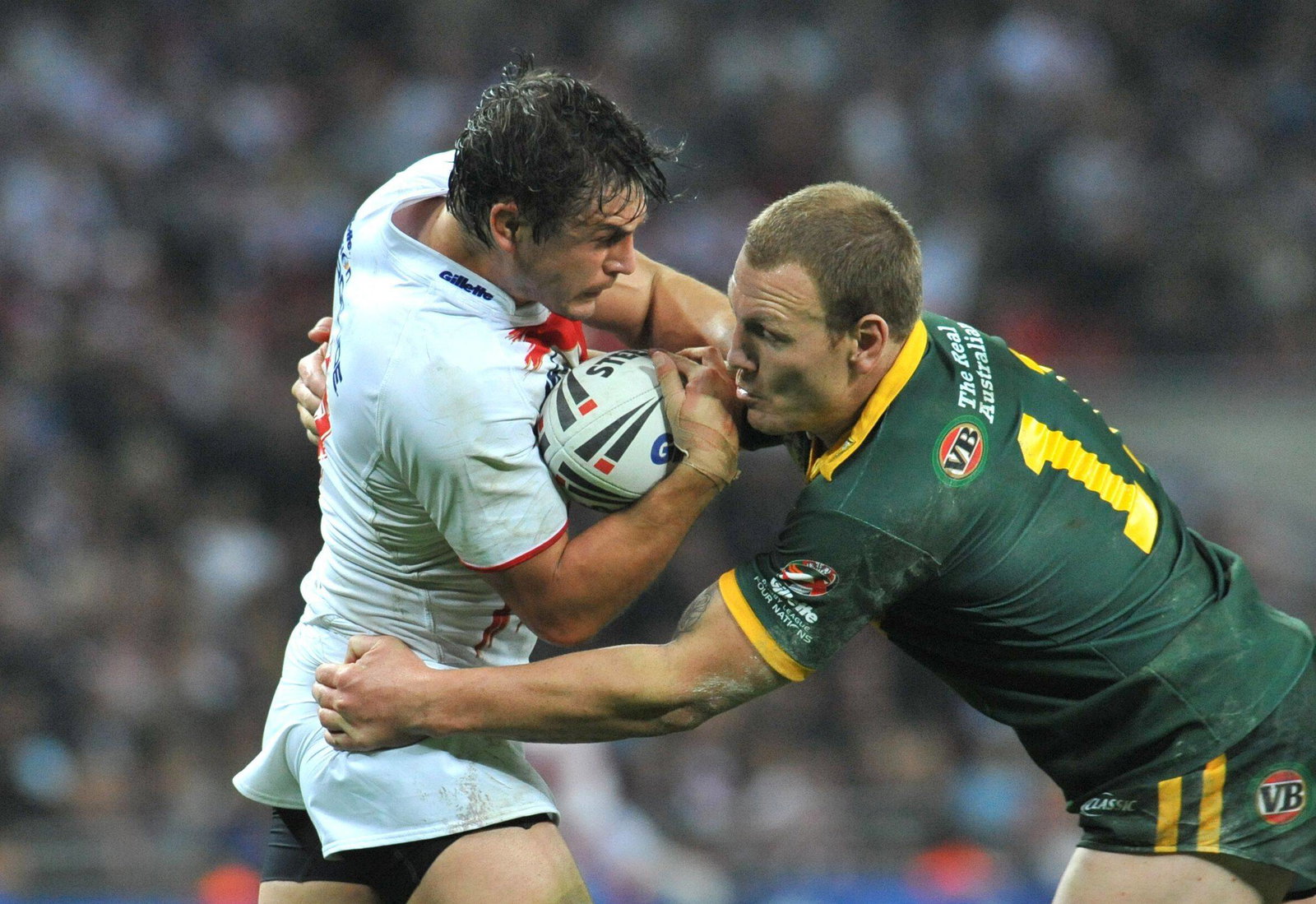 Rugby league England Jon Wilkin v Australia