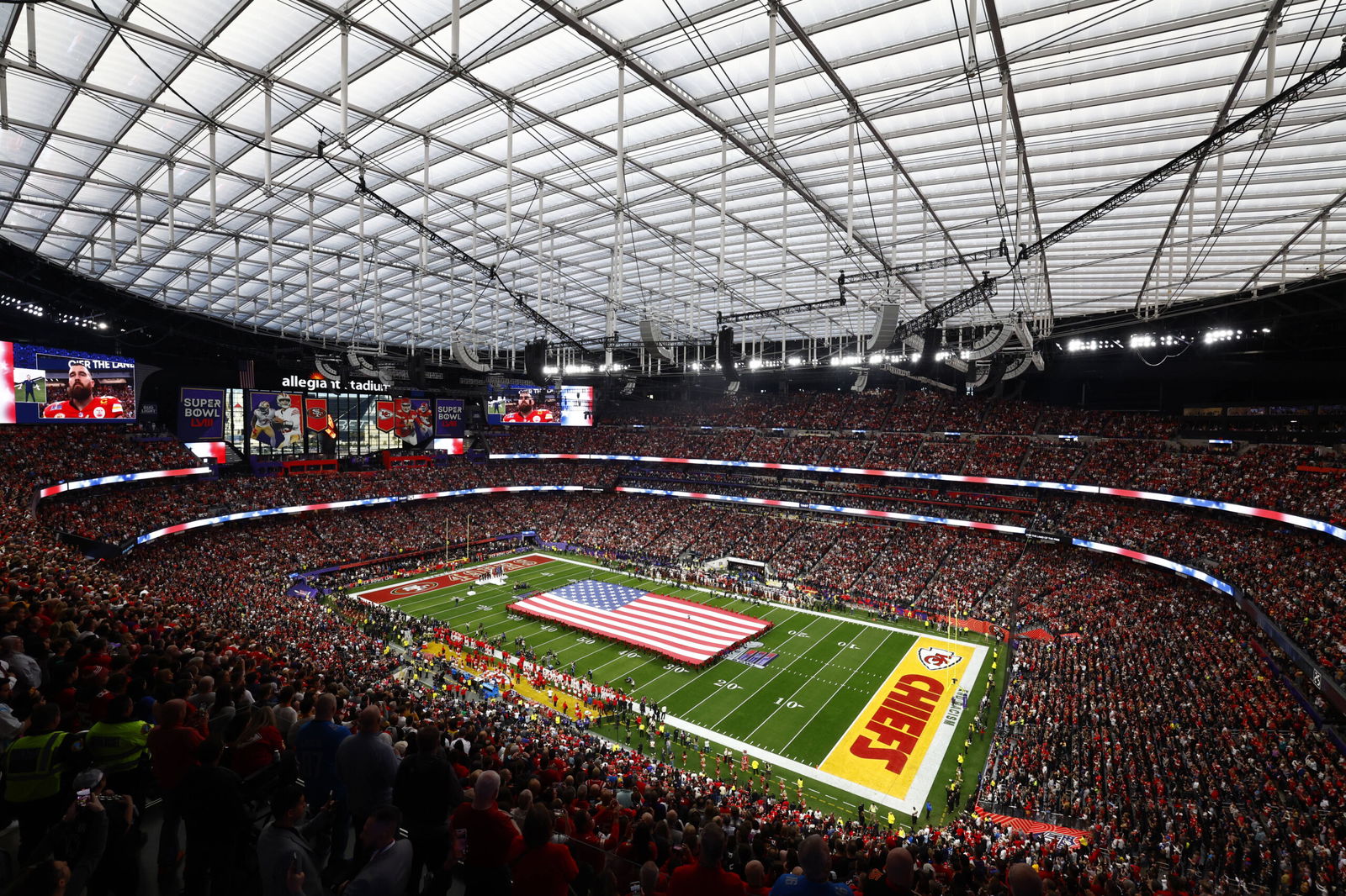 General view of Allegiant Stadium, Las Vegas - home of Super League in Las Vegas