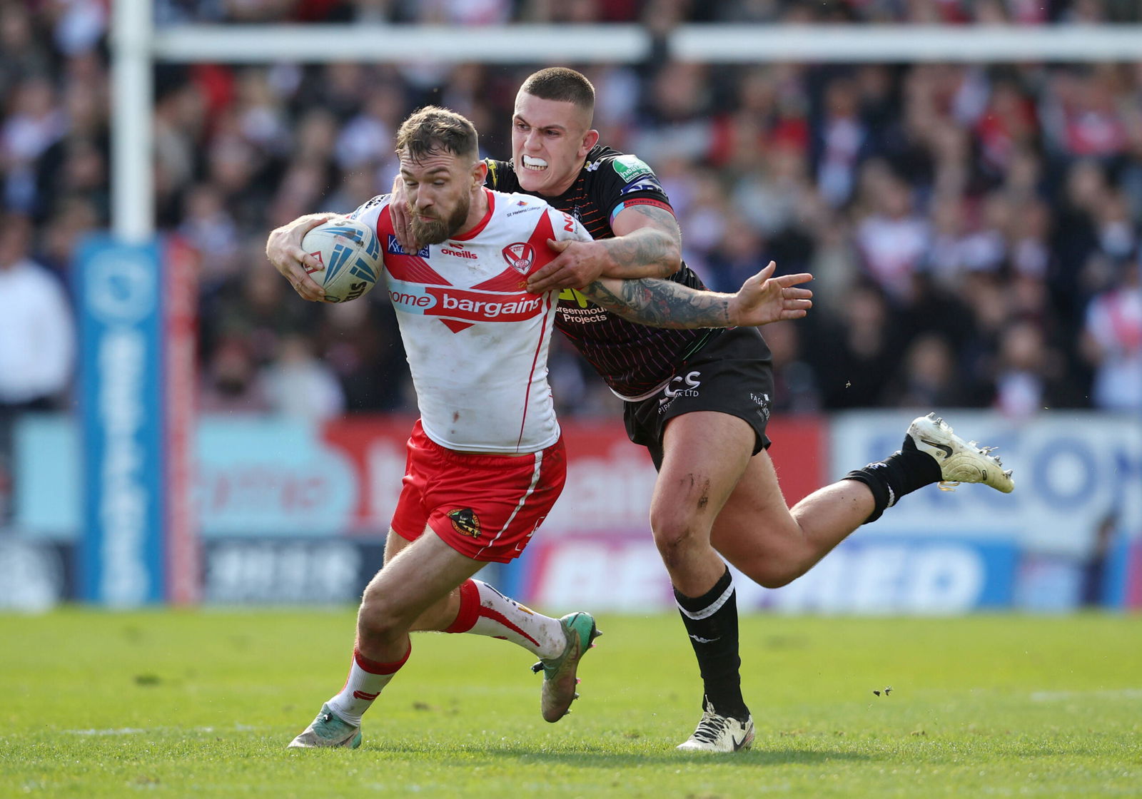 Daryl Clark Brad O'Neill St Helens Wigan Warriors