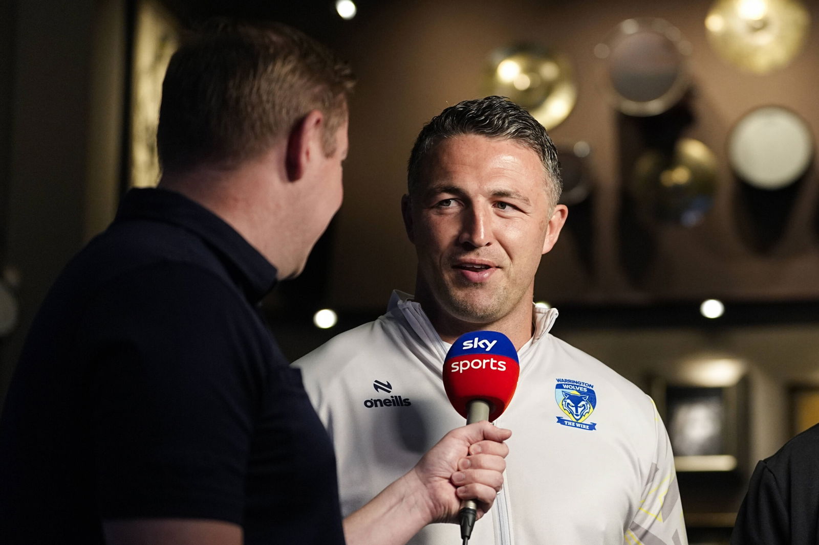 Super League Sam Burgess of Warrington Wolves