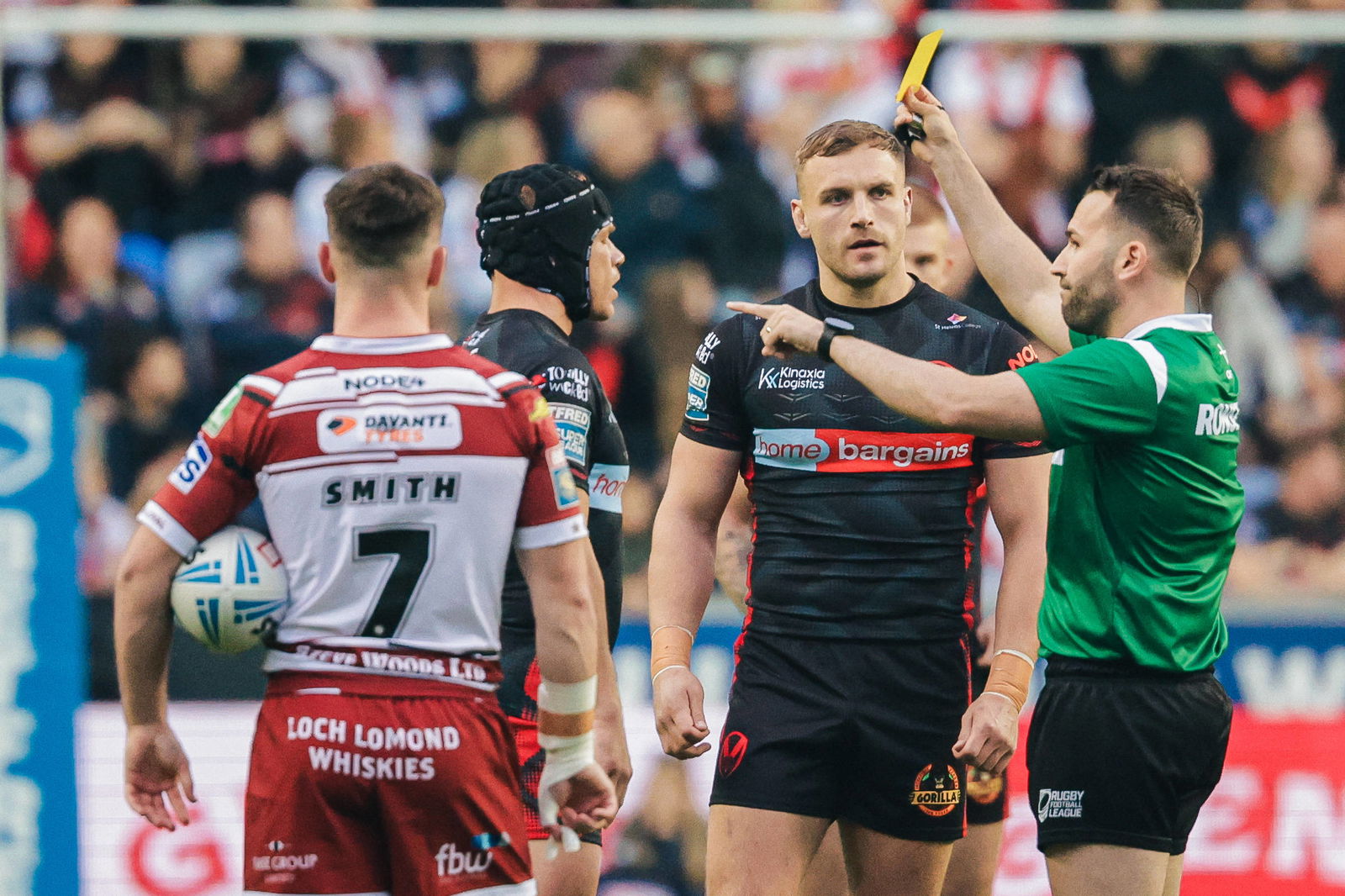 Yellow card for Super League discipline Matty Lees St Helens