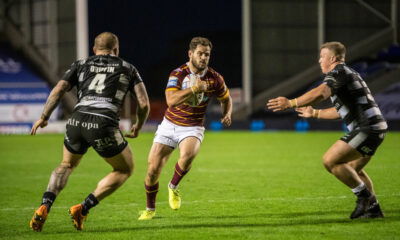 Aidan Sezer in action against Hull FC
