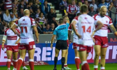 Hull KR sin bin versus Wigan Warriors
