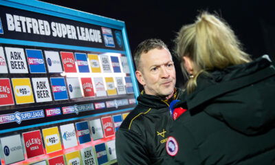 Castleford Tigers coach Danny McGuire during an interview
