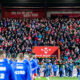 - 14/02/2025 - Rugby League - Betfred Super League Round 1 - Hull KR v Castleford Tigers - Sewell Group Craven Park, Hull, England - Hull KR fans and supporters as their side comes out to warm up.